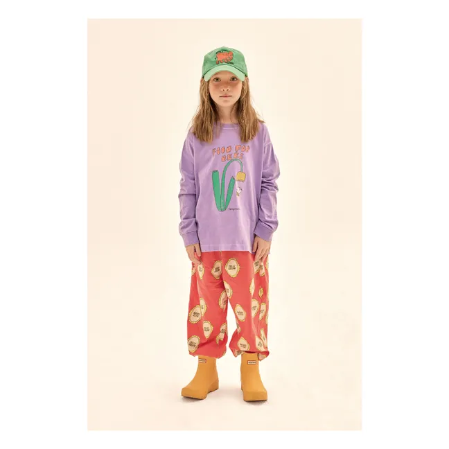 Camiseta Food For Bees | Violeta