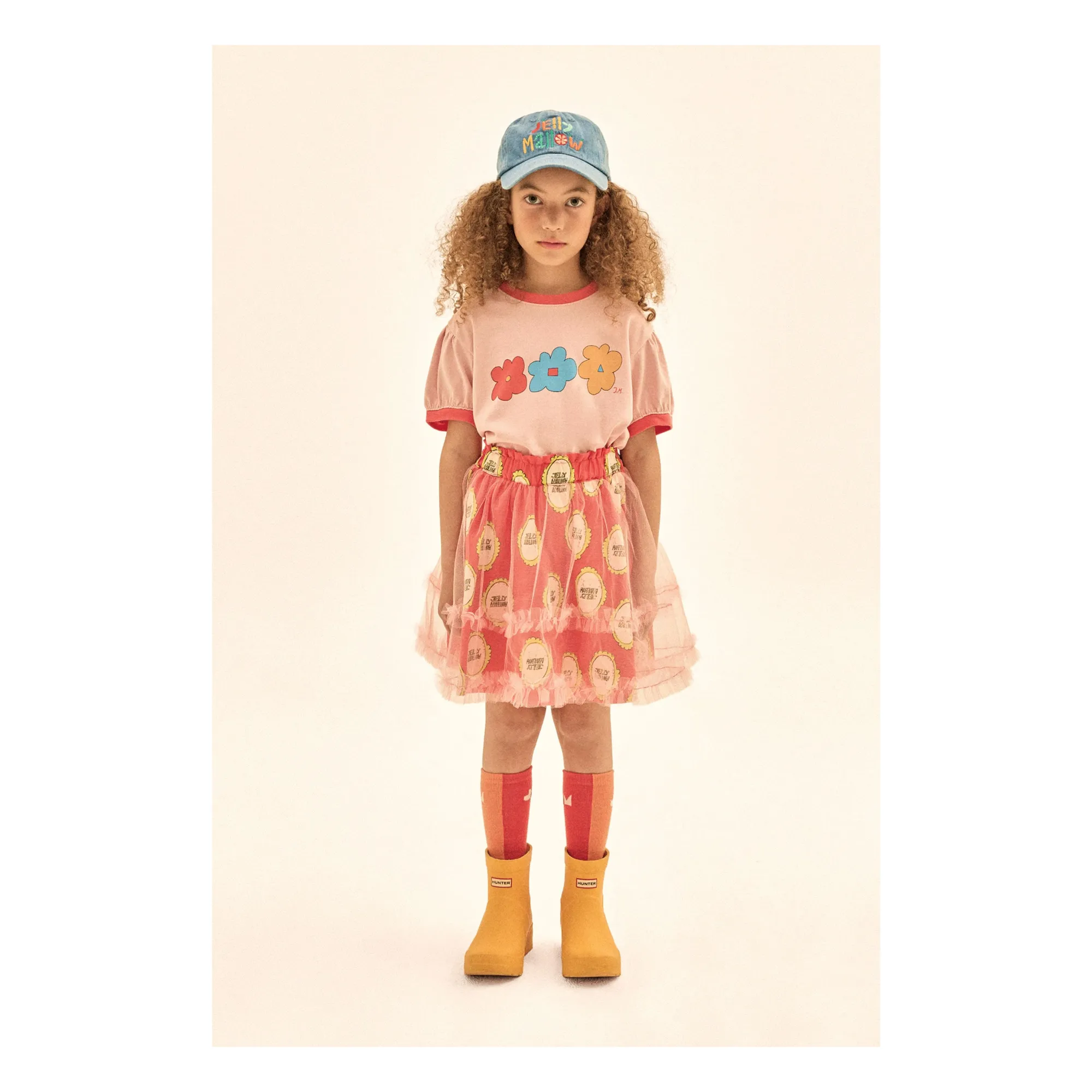 Jupe Miroirs Tulle | Orange- Image produit n°1