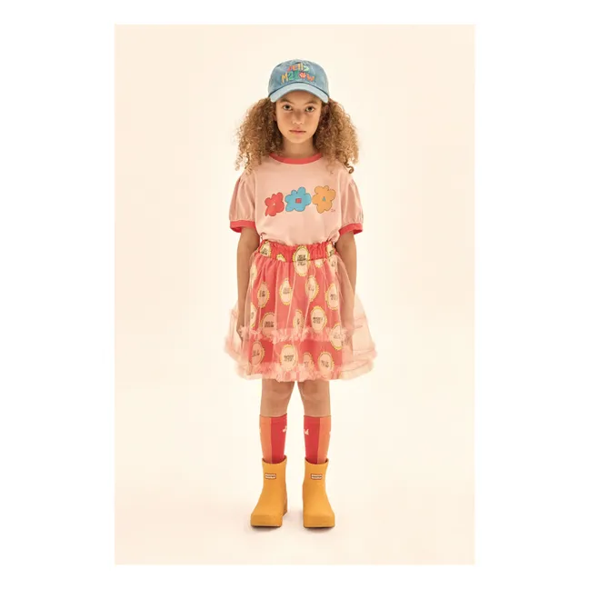 Jupe Miroirs Tulle | Orange