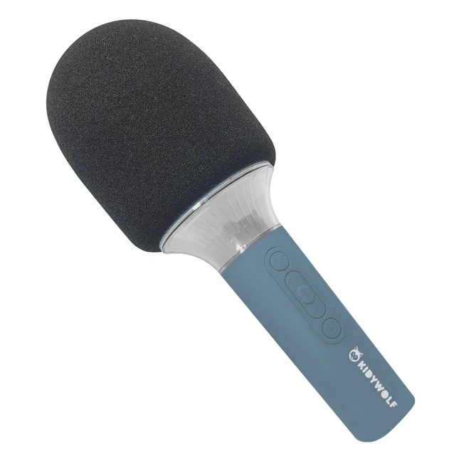 Bluetooth-Karaoke-Mikrofon | Blau
