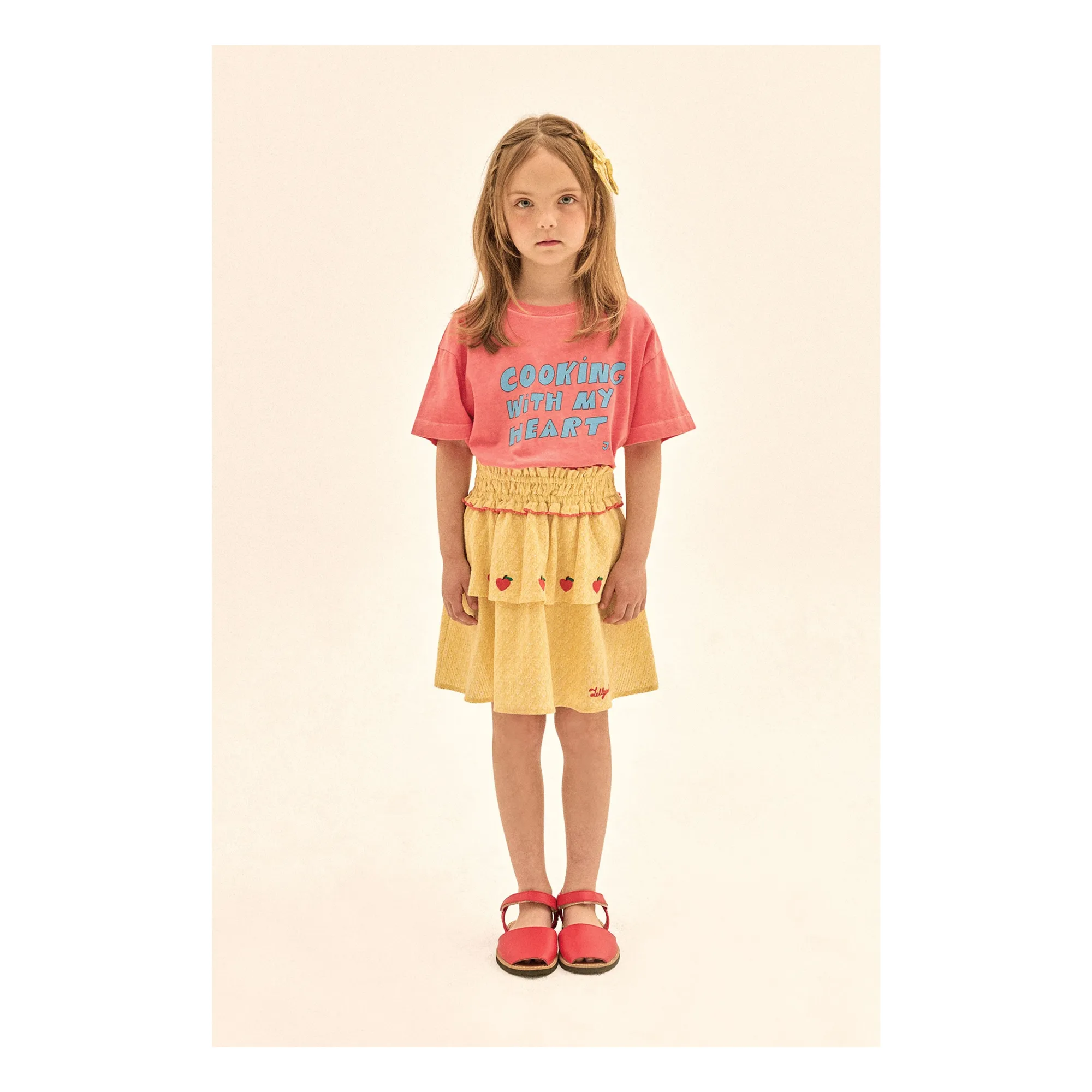 Jupe Volants | Jaune- Image produit n°1