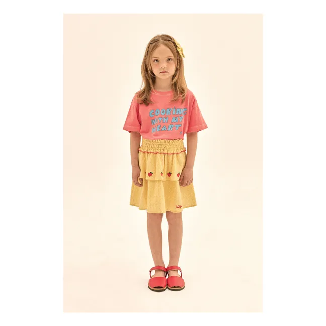 Ruffled skirt | Yellow