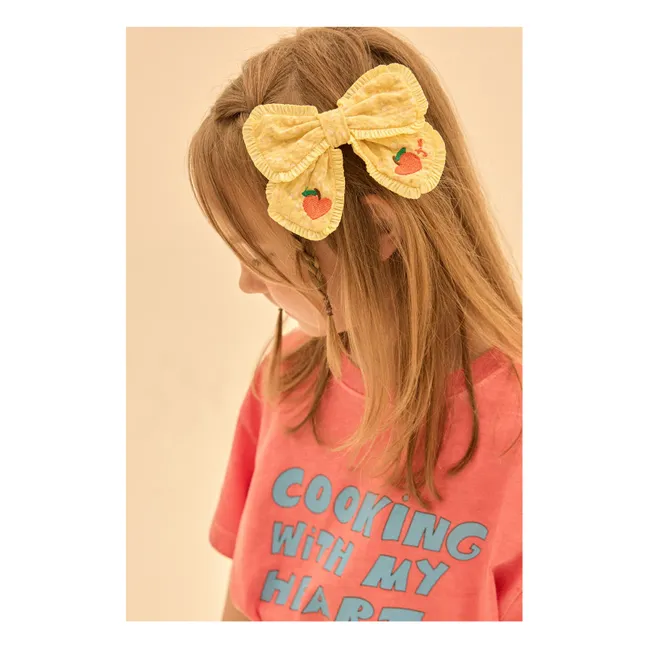 Barrette Nœud | Jaune
