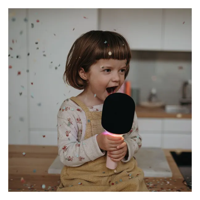 Bluetooth-Karaoke-Mikrofon | Rosa
