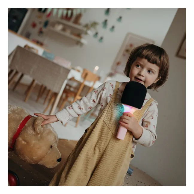 Bluetooth-Karaoke-Mikrofon | Rosa