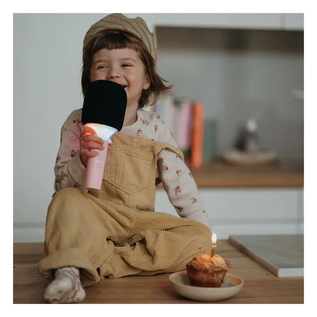 Bluetooth-Karaoke-Mikrofon | Rosa