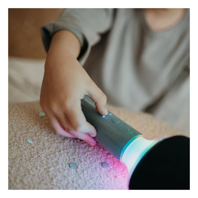 Bluetooth-Karaoke-Mikrofon | Blau