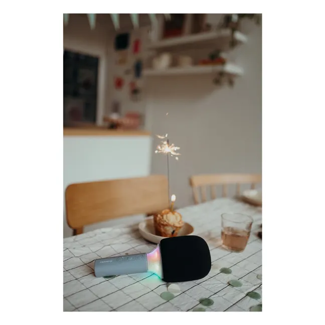 Bluetooth-Karaoke-Mikrofon | Blau