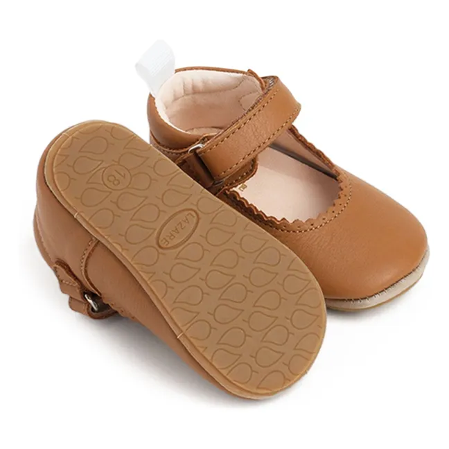 Chaussons Scratchs Feston Céleste | Camel