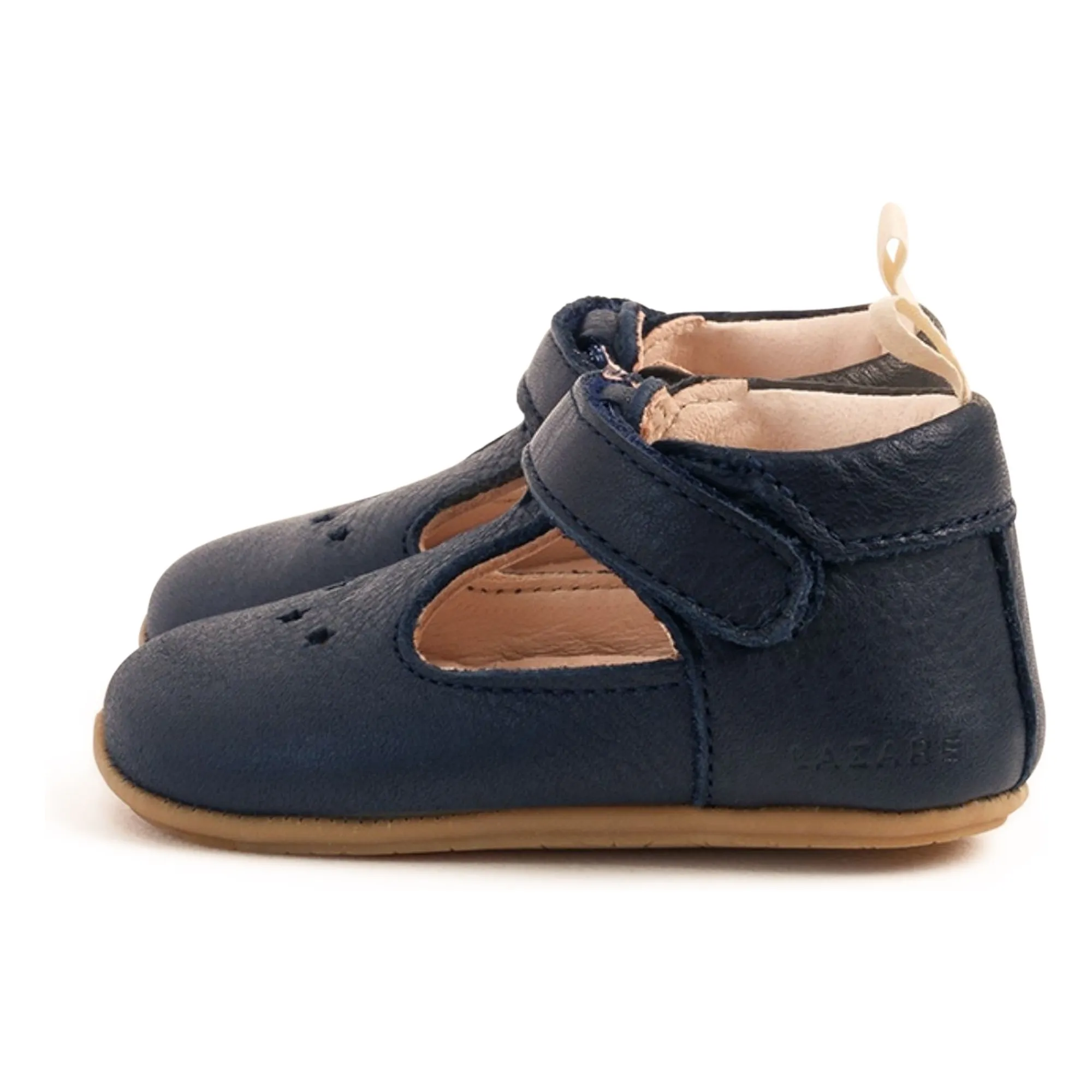 Chaussons Scratchs César Etoiles | Bleu marine- Image produit n°0