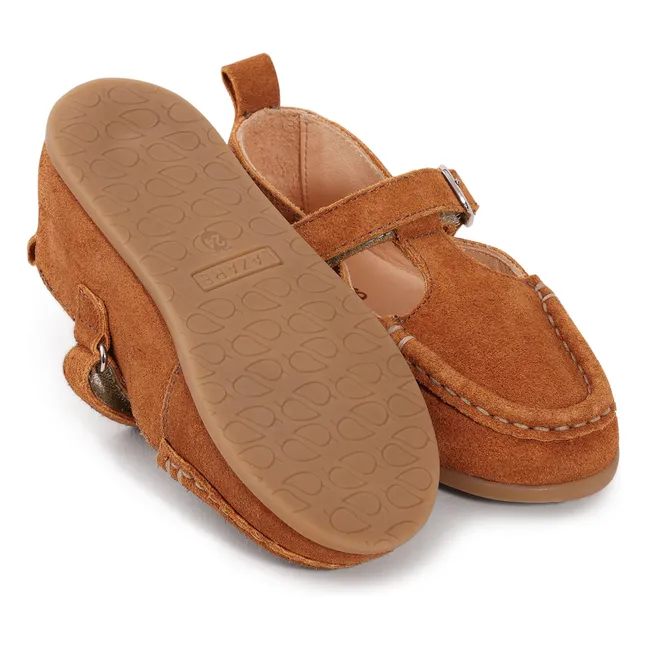 Babies Olive Suede | Camel