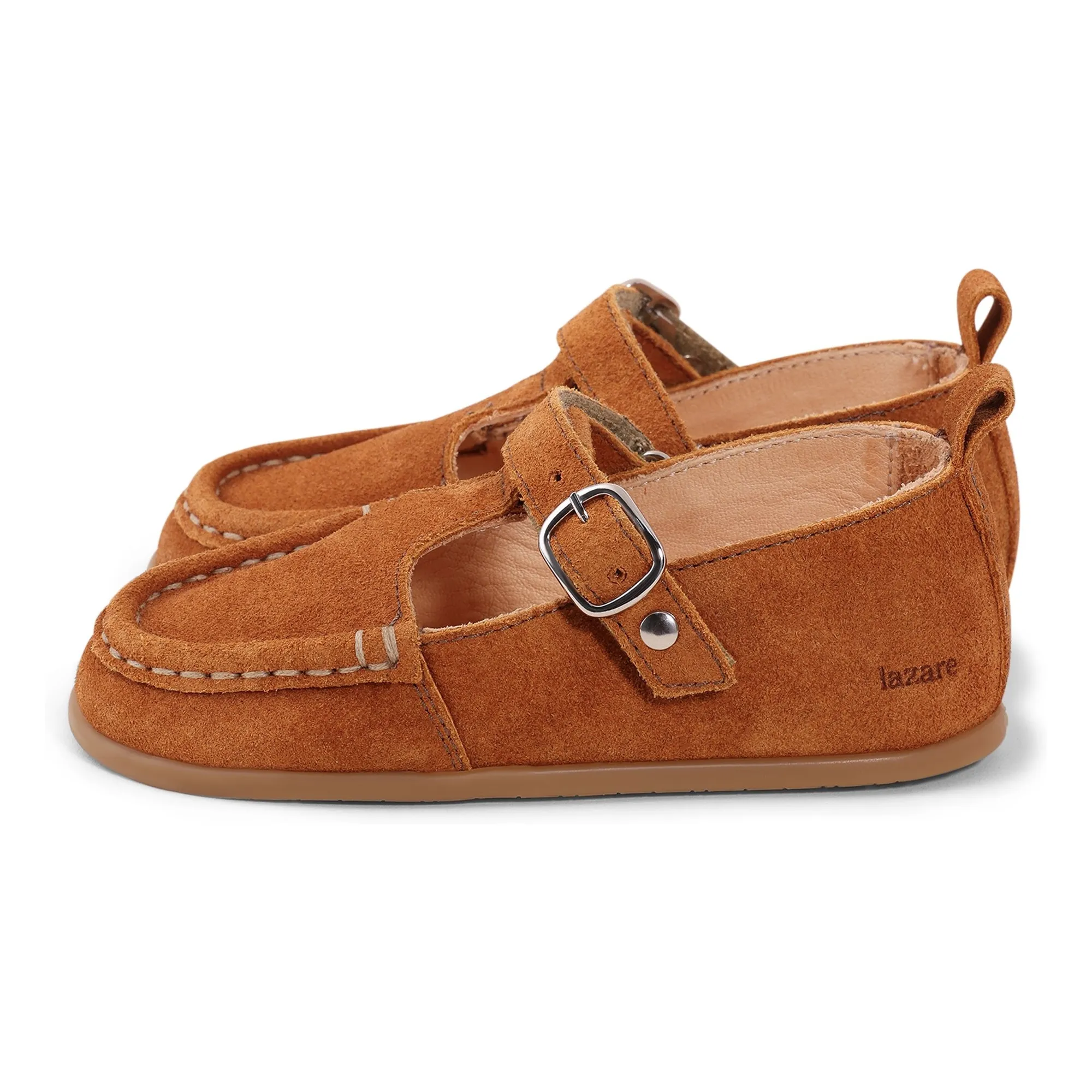 Lazare Camel Babies Olive Suede