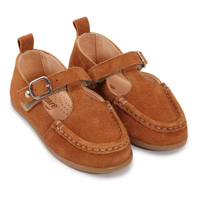 Babies Olive Suede | Camel