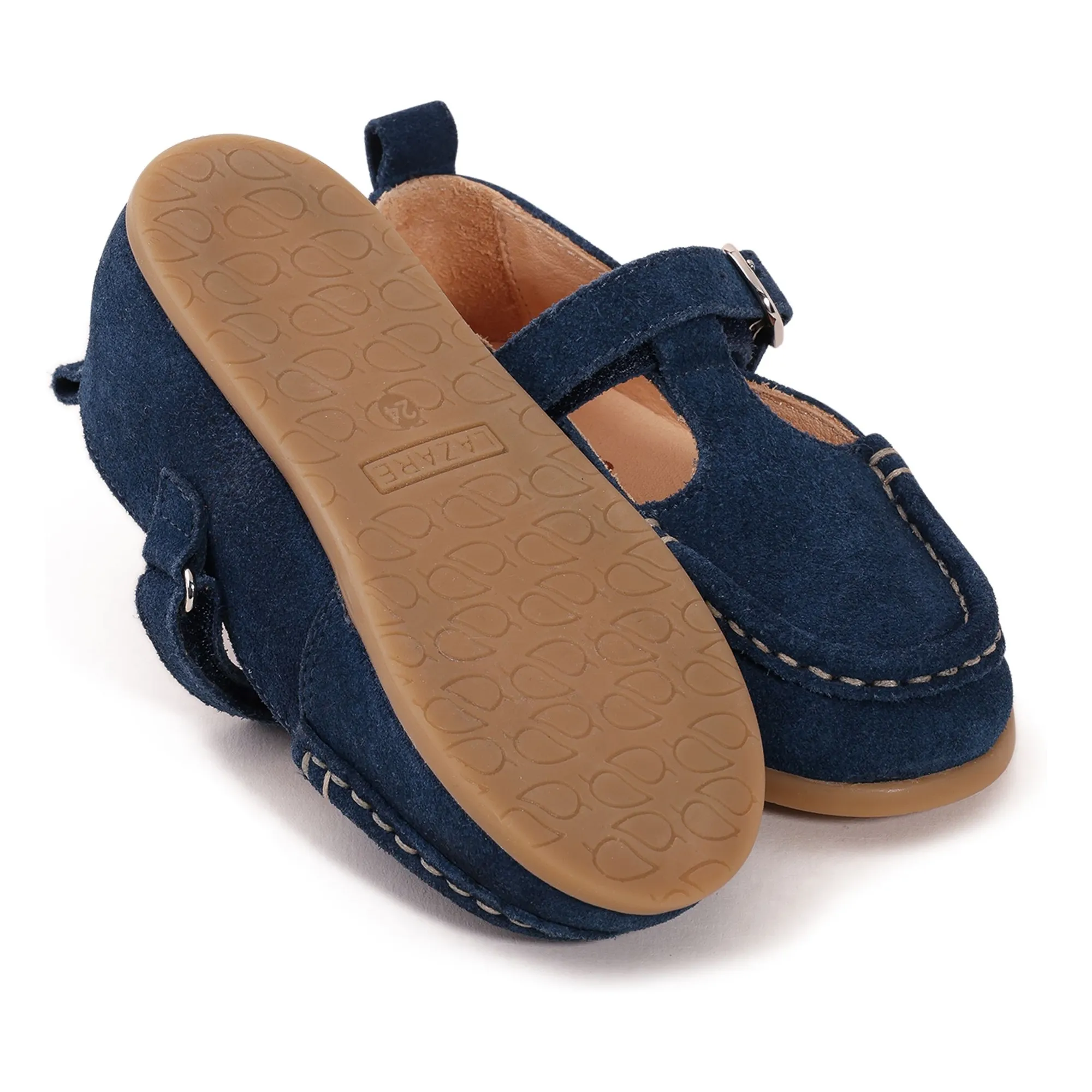 Babies Olive Suede | Bleu marine- Image produit n°3