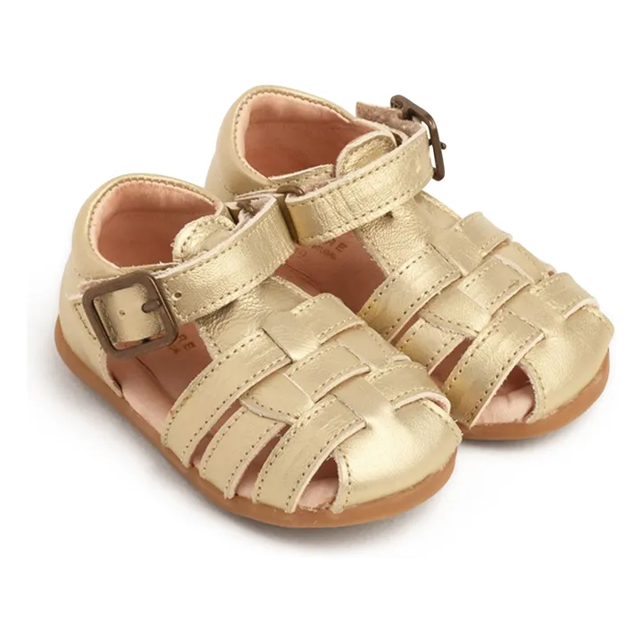 Sandalias Ernest | Dorado- Imagen del producto n°5
