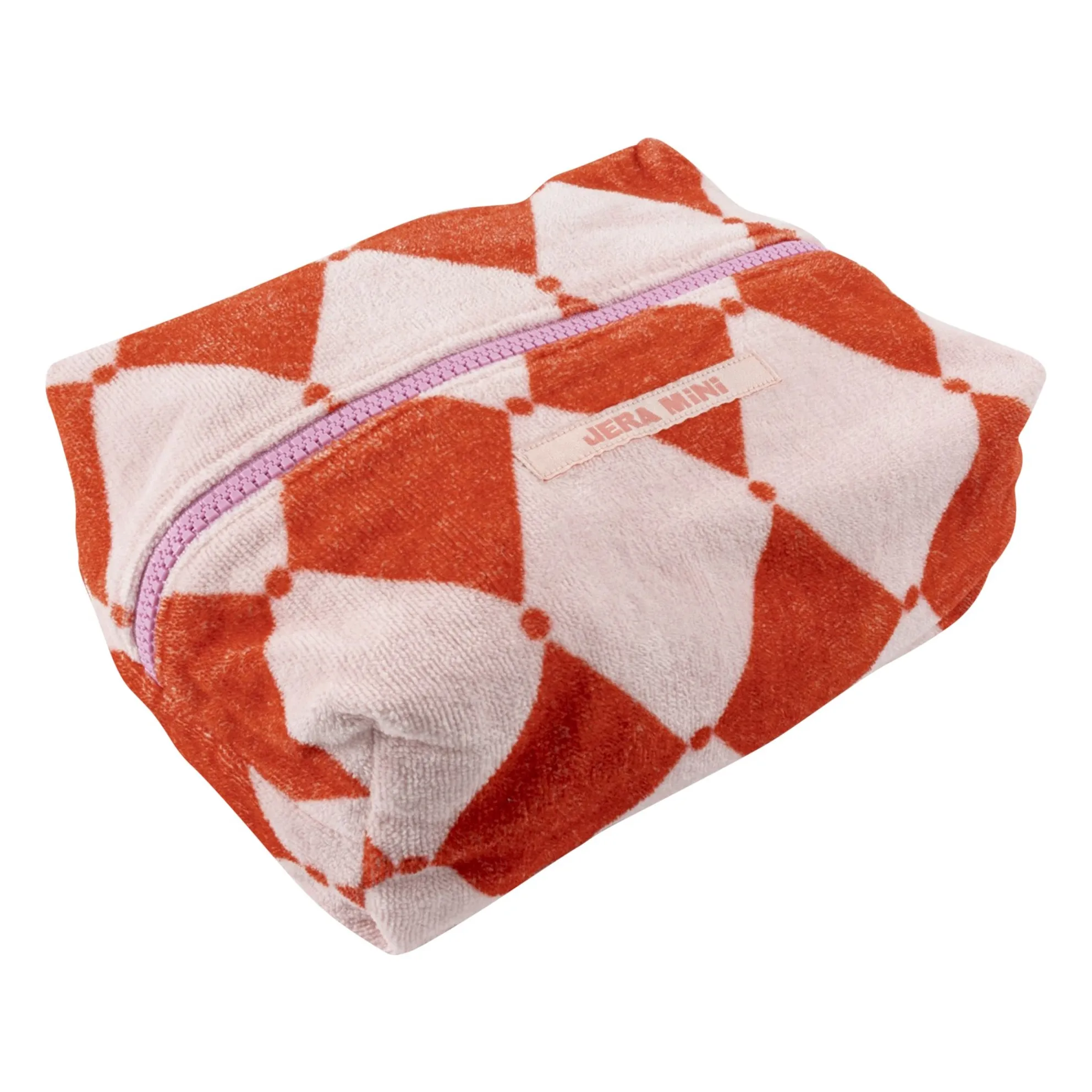 Trousse Losanges Eponge | Rose- Image produit n°0