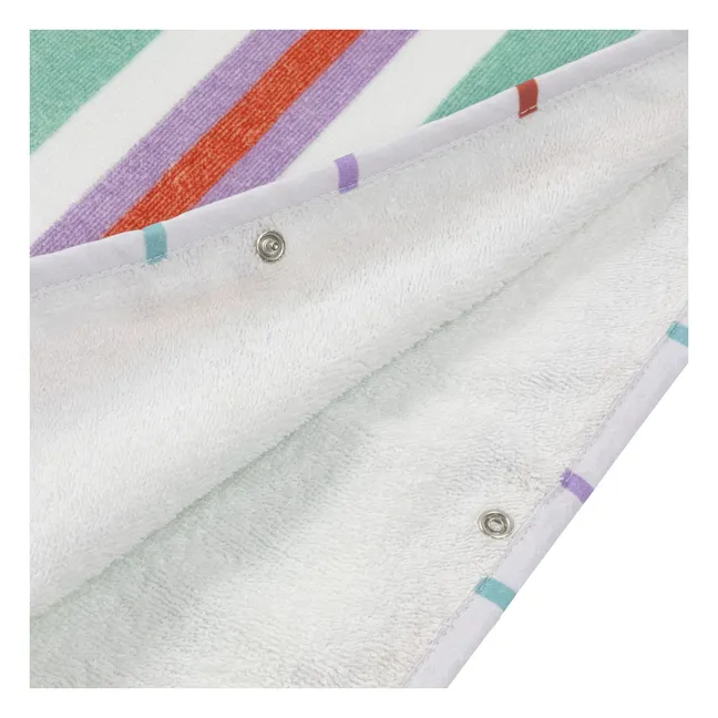 Poncho de Bain Rayé Eponge 