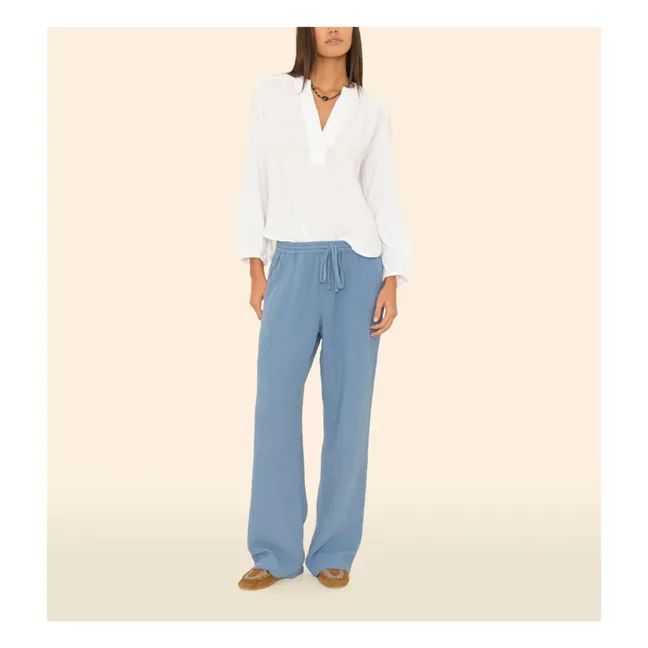Pantalon Devon | Bleu canard