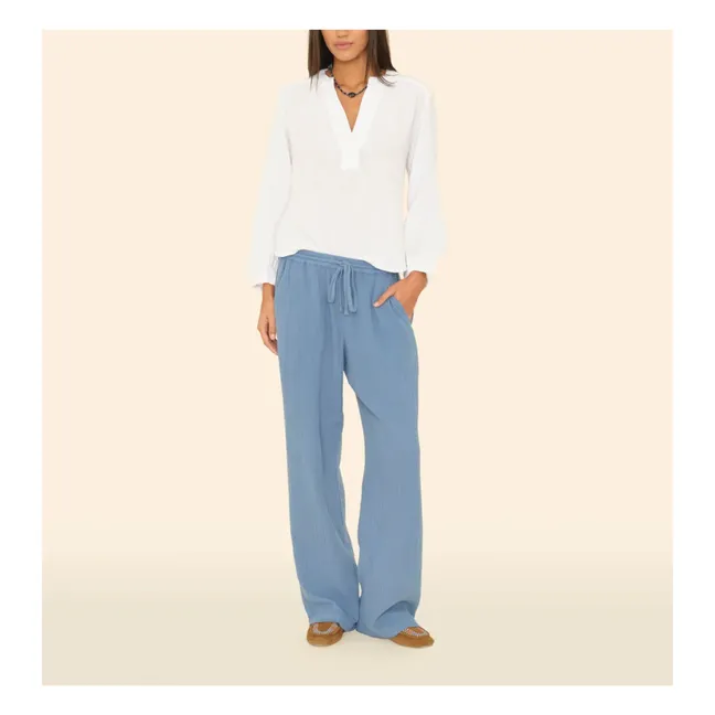 Pantalon Devon | Bleu canard