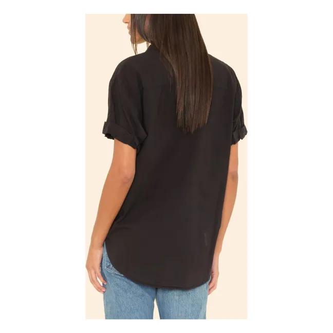 Chemise Channing Popeline de Coton | Noir