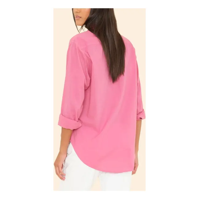 Chemise Beau Popeline de Coton | Framboise