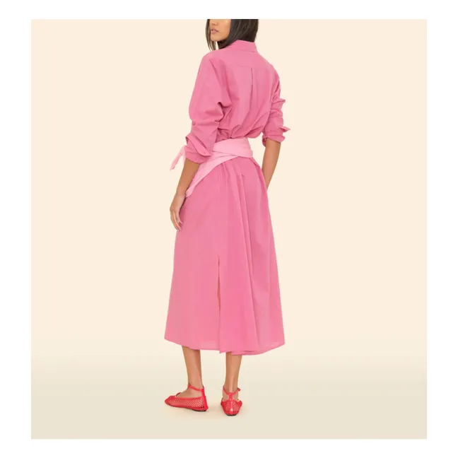 Robe Boden Popeline de Coton | Framboise