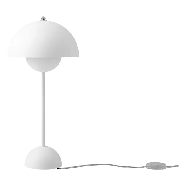 Lampe à poser Flowerpot VP3, Verner Panton | Blanc