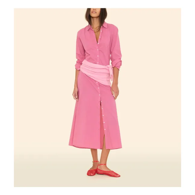 Robe Boden Popeline de Coton | Framboise