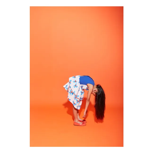 Vestido anudado de algodón orgánico | Crudo