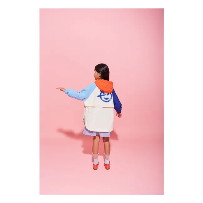 Cortavientos Colorblock | Crudo