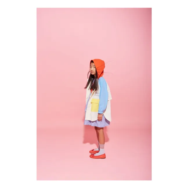 Cortavientos Colorblock | Crudo