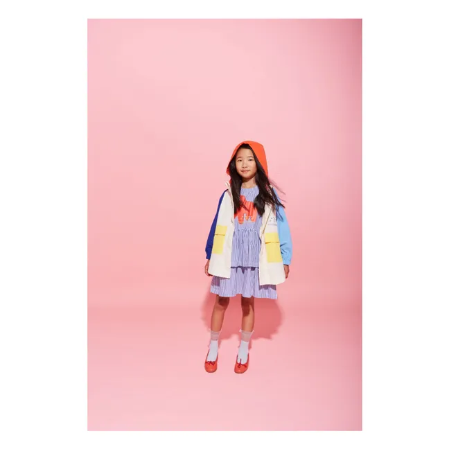 Cortavientos Colorblock | Crudo