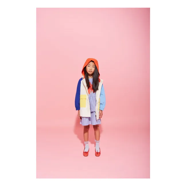 Cortavientos Colorblock | Crudo