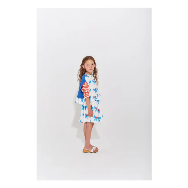 Vestido anudado de algodón orgánico | Crudo