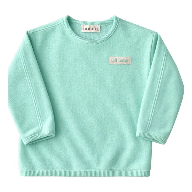 Sweat Solal Coton Bio | Vert Menthe