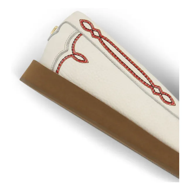 Mocasines de piel Totem | Crema