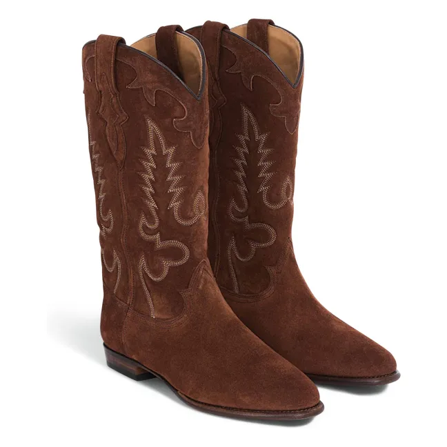 Bottes Midnight Daim | Terracotta