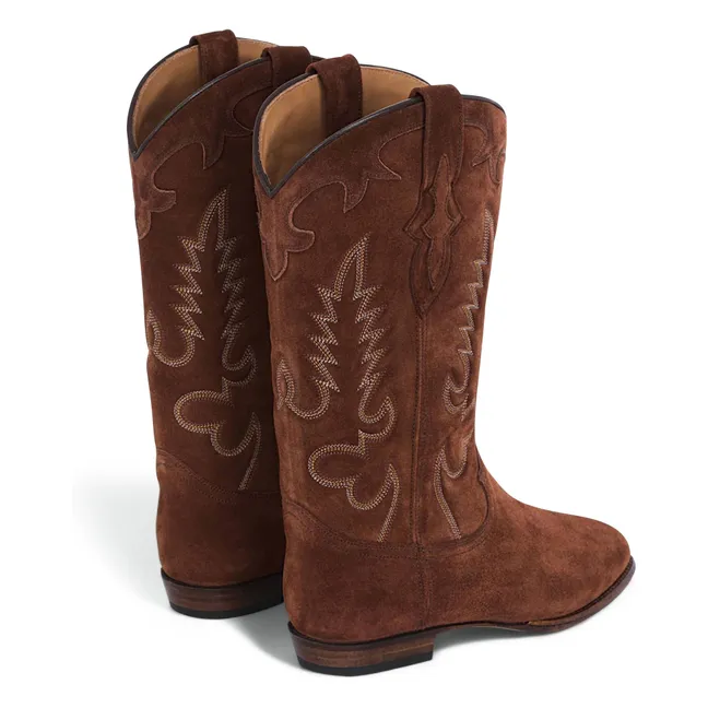 Bottes Midnight Daim | Terracotta