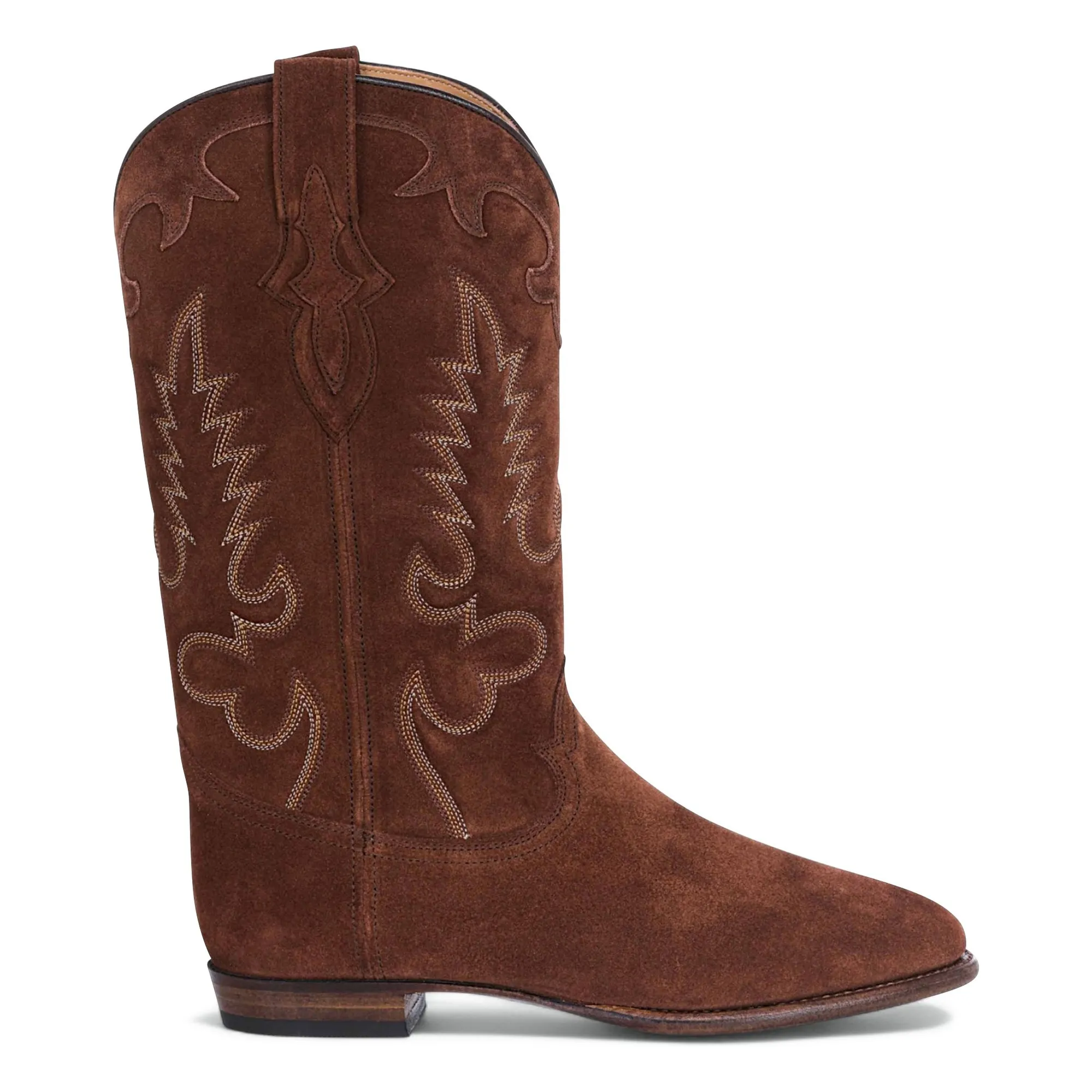Shiloh Heritage Terracotta Midnight Suede Boots