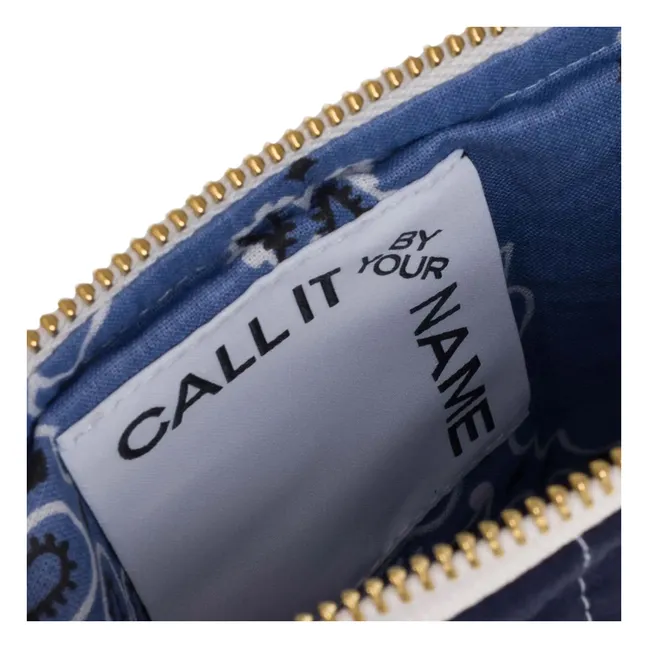 Mini bolsa corazón con cremallera | Azul Marino