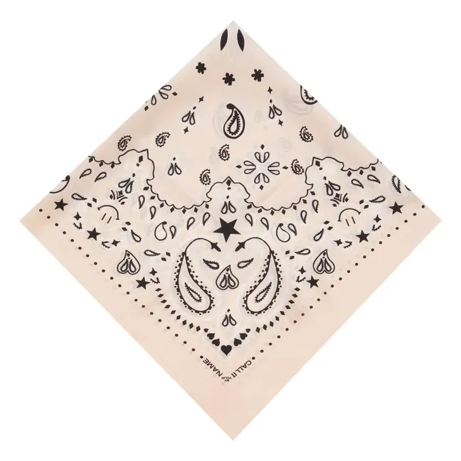Bandana Large Soie | Ecru