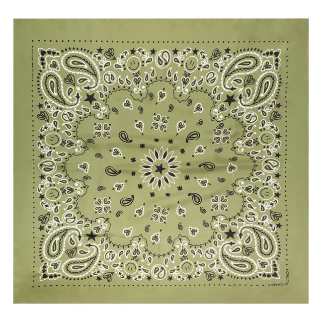 Bandana Large Soie | Khaki