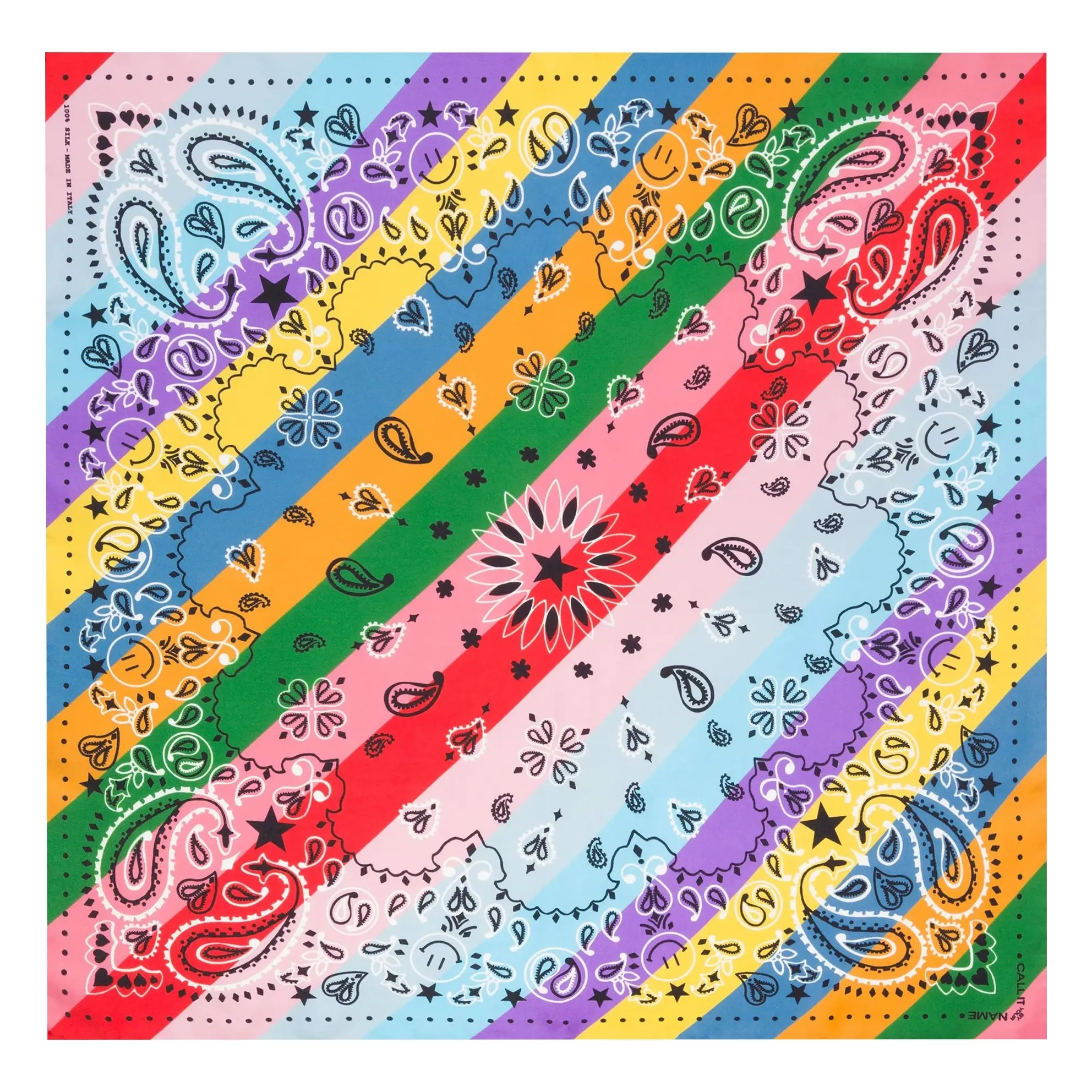 Call it by your name - Foulard en soie Femme - Bleu