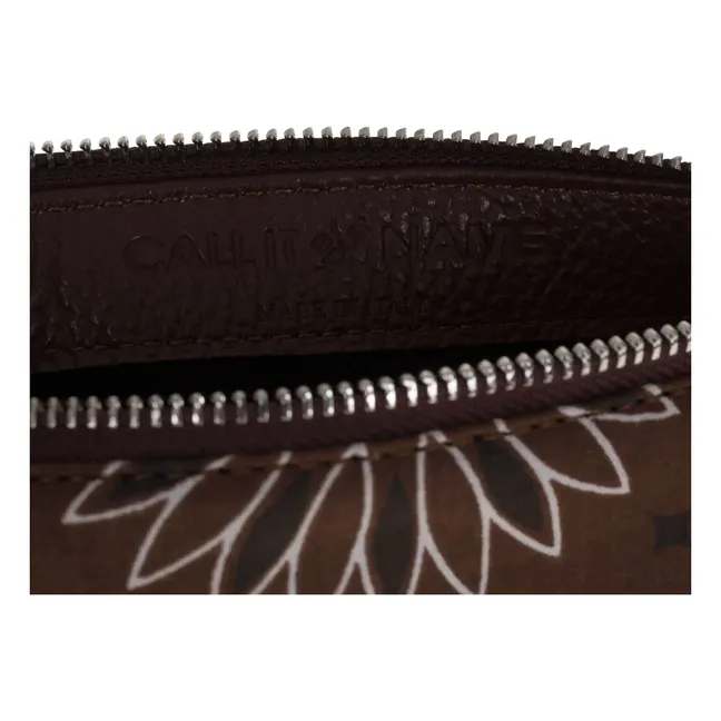 Mini Moon Cuir | Marron