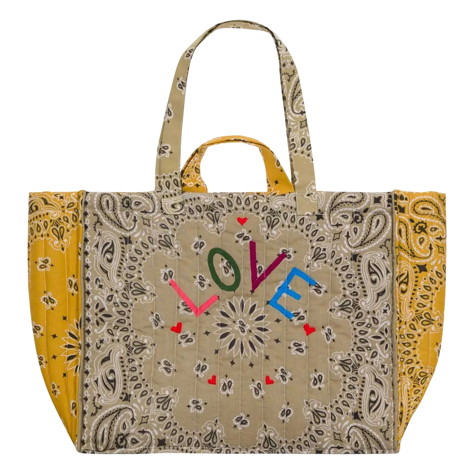 Call it by your name - Sac cabas matelassé - Coton - Jaune moutarde - Taille unique
