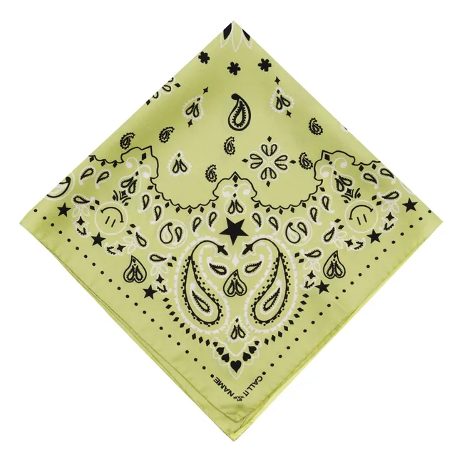 Bandana Small Soie | Jaune