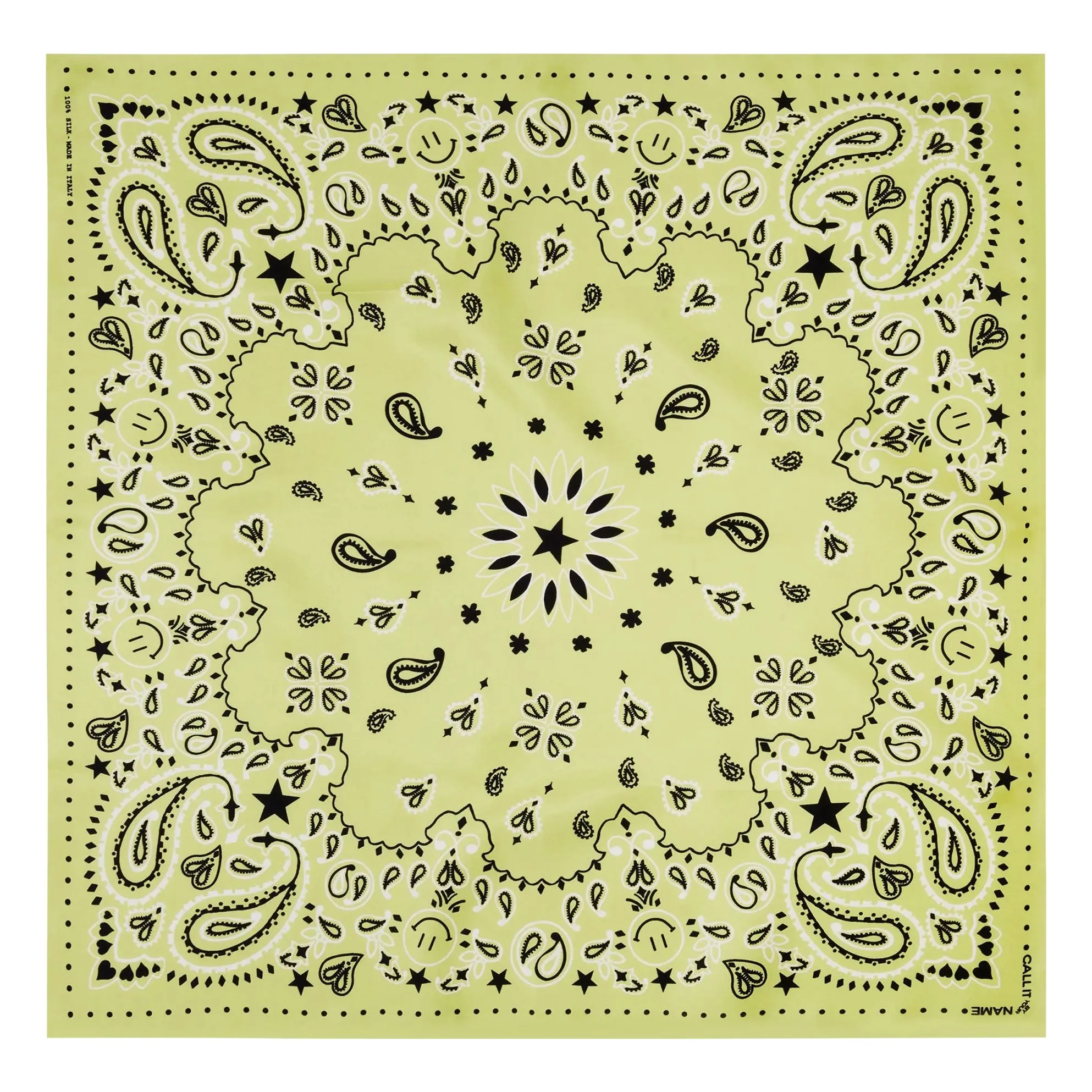 Call it by your name - Foulard en soie - Jaune - Taille Unique