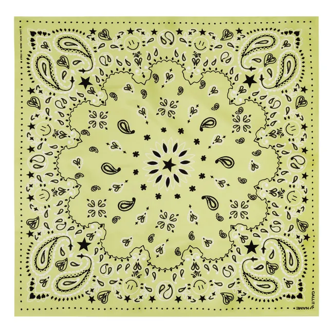Bandana Small Soie | Jaune