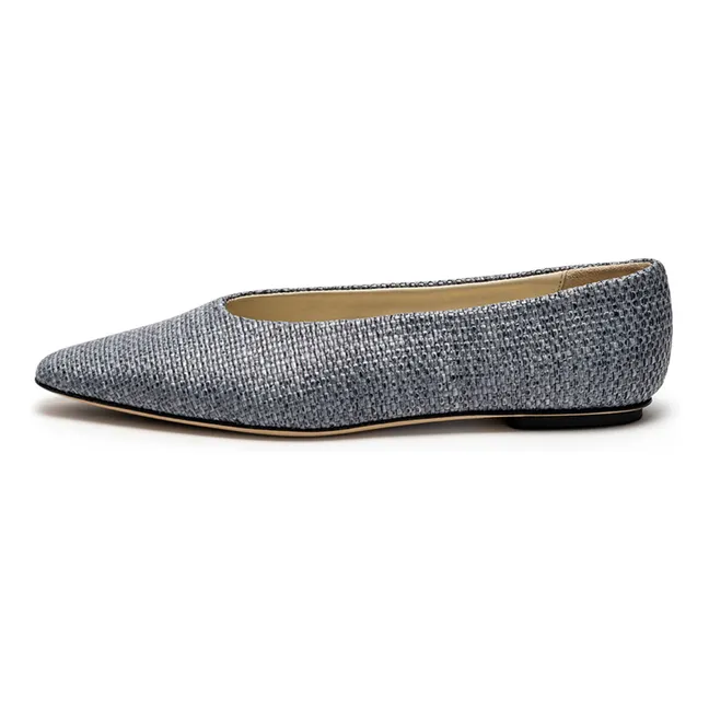 Ballerines Bilbao Raphia | Bleu