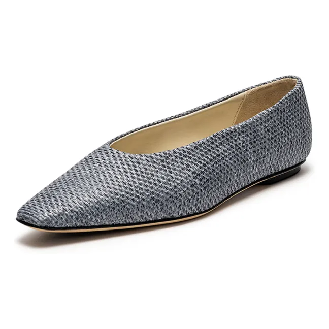 Ballerines Bilbao Raphia | Bleu